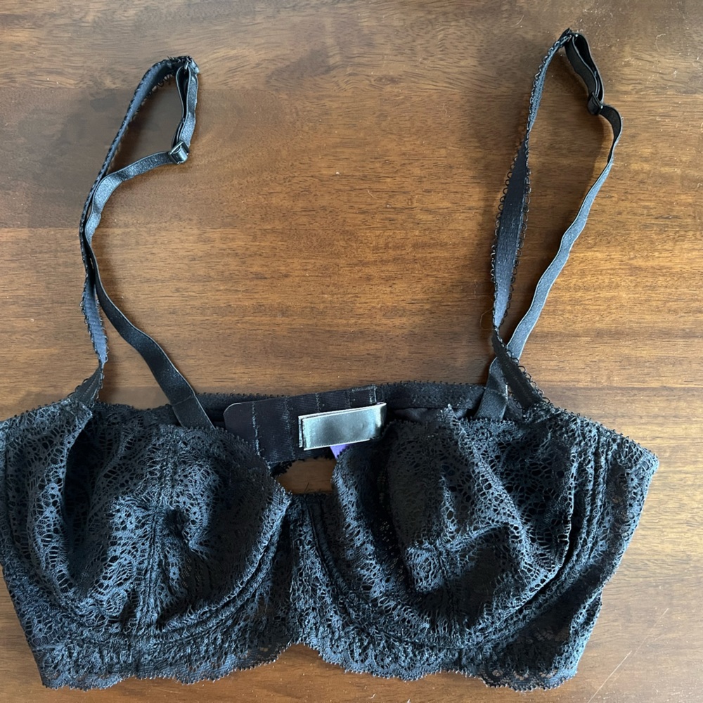 Journelle Black lace bra - no padding